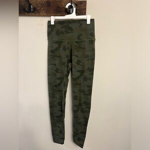 Colorful Koala Green Camo Leggings